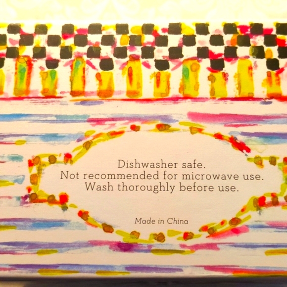 NWT MacKenzie-Childs Toddler Happy Fish Dinnerware Set - Picture 9 of 9